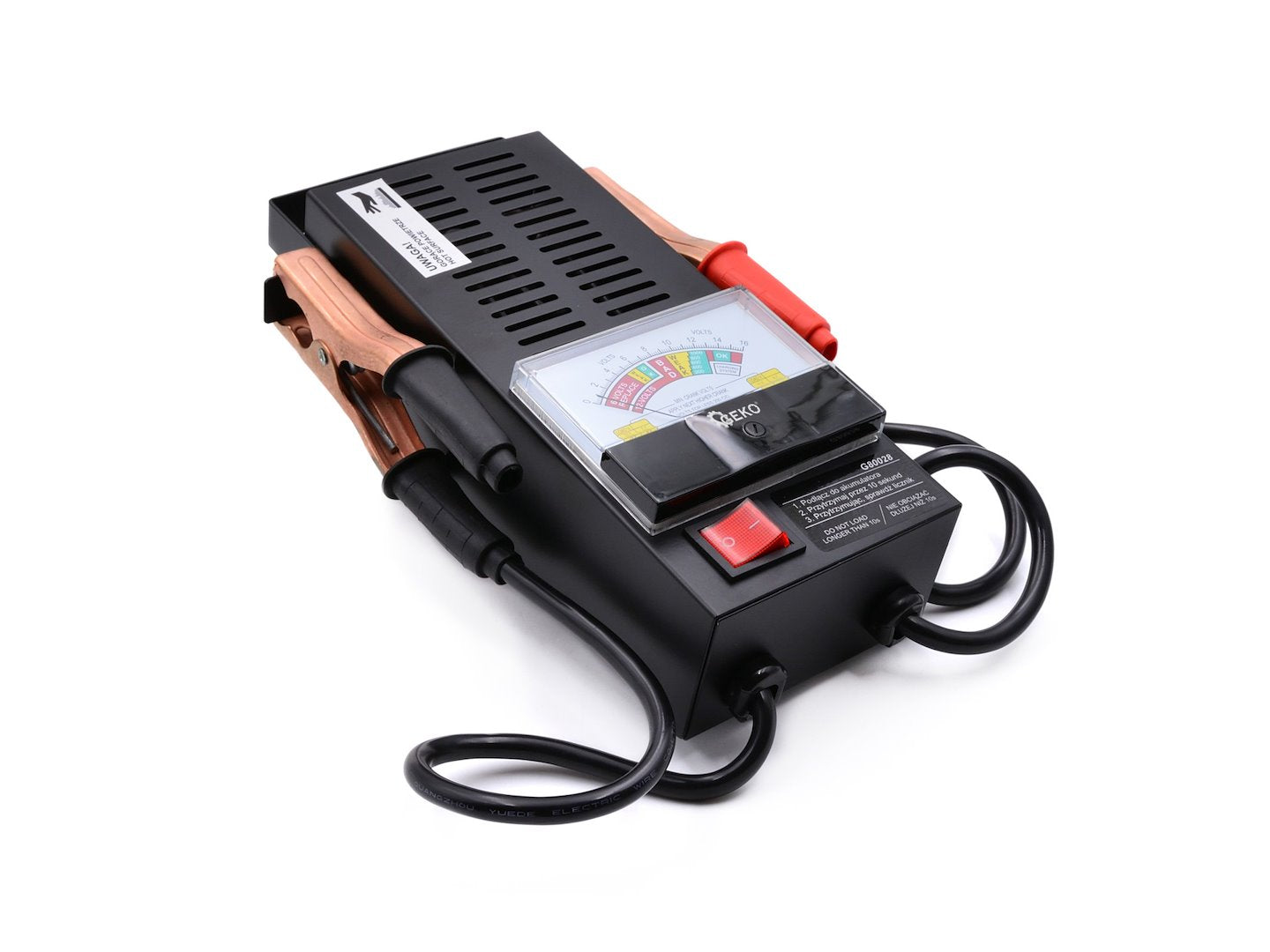 Analógový tester autobatérií 6 - 12V, Geko