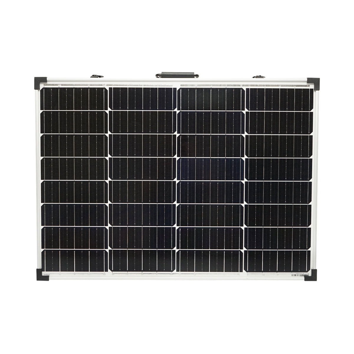 Prenosný monokryštalický fotovoltický solárny panel 145W, kufríkový, s regulátorom napätia 12/24V, 20 Ah a 2 USB Breckner Germany