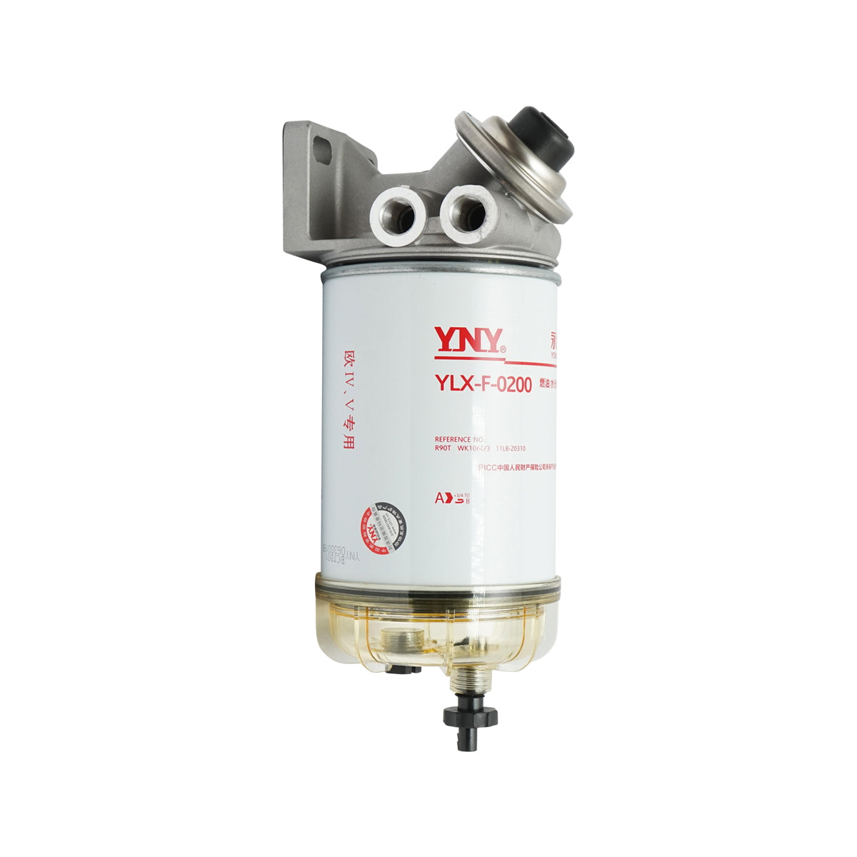 Palivový filter s odlučovačom vody pre Isuzu, Iveco, Volvo, Liebherr, King Long kód OEM 10044302, 10326 961