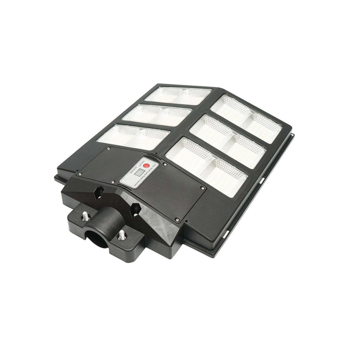 LED solárna lampa - pouličné osvetlenie 200W 6500K so solárnym panelom, diaľkovým ovládaním, pohybovým senzorom Breckner Germany