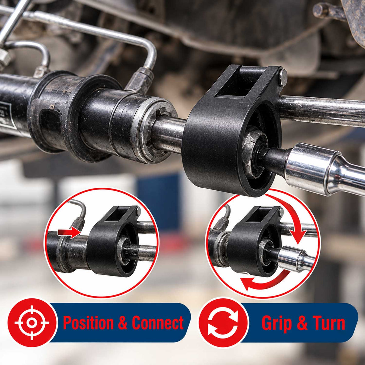 Kľúč na tyč riadenia 27 - 42mm Gebo Tools