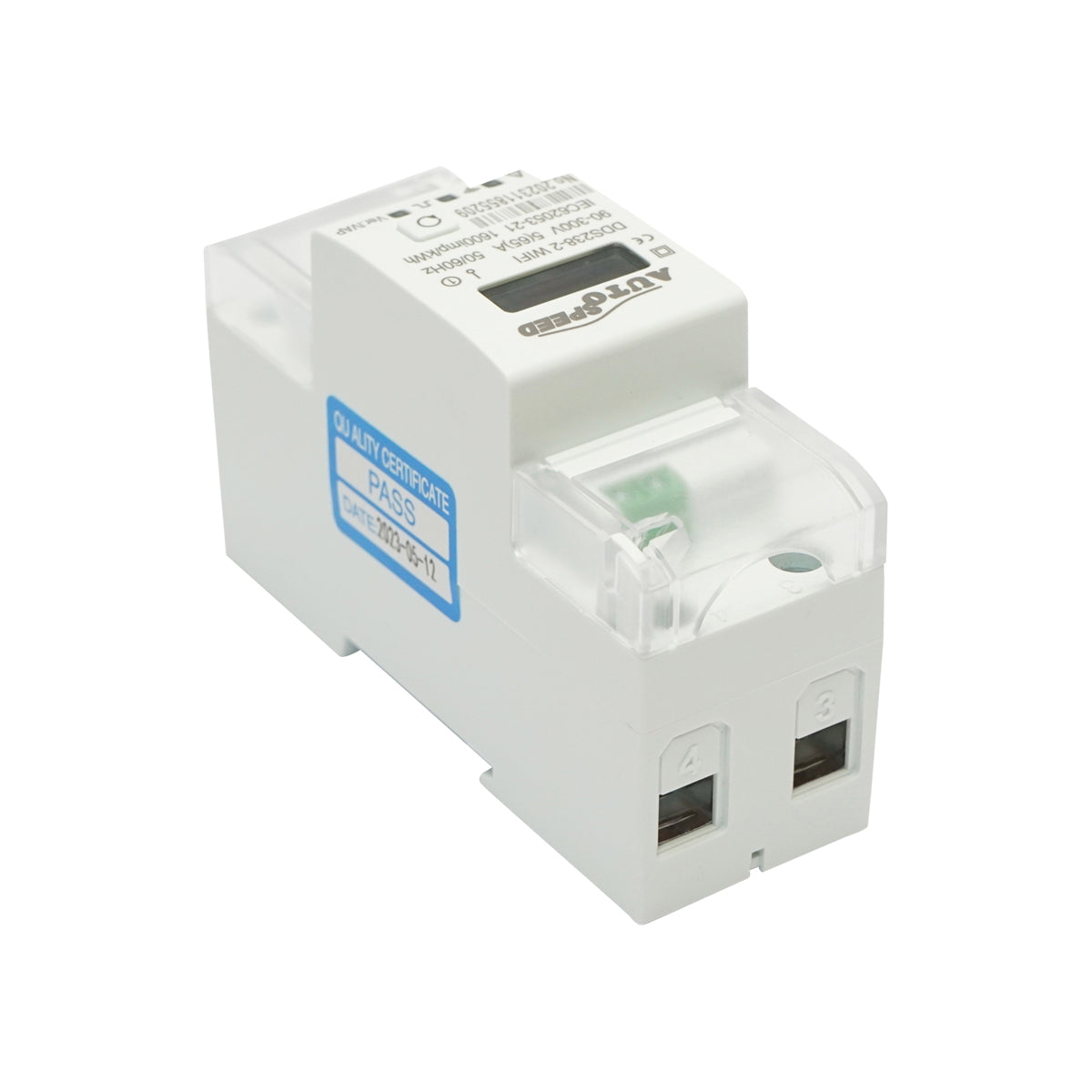 Jednofázový smart wifi inteligentný merač spotreby energie 220V, 65A, DDS238-2 Tuya, Smart Life