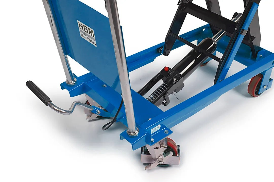 Hydraulický zdvíhací stôl mobilný, 500kg, s pedálom, nastaviteľná výška do 90cm HBM Holandsko