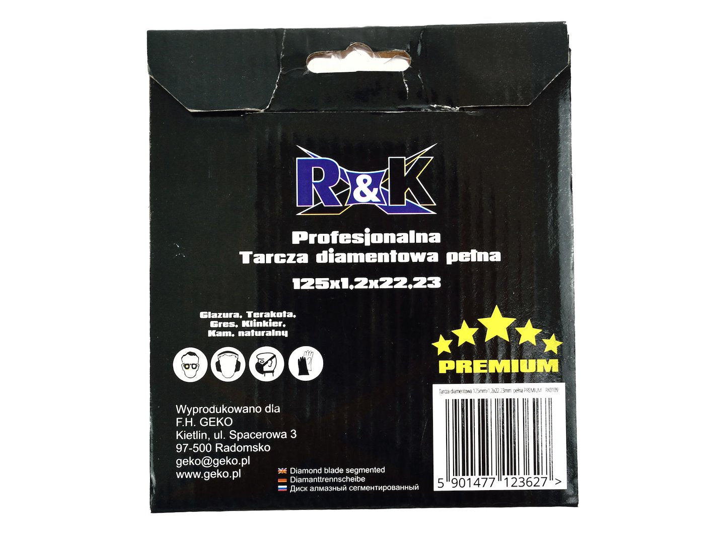 Diamantový kotúč R&K PREMIUM 125mm x 5 x 1,4 x 22,2mm