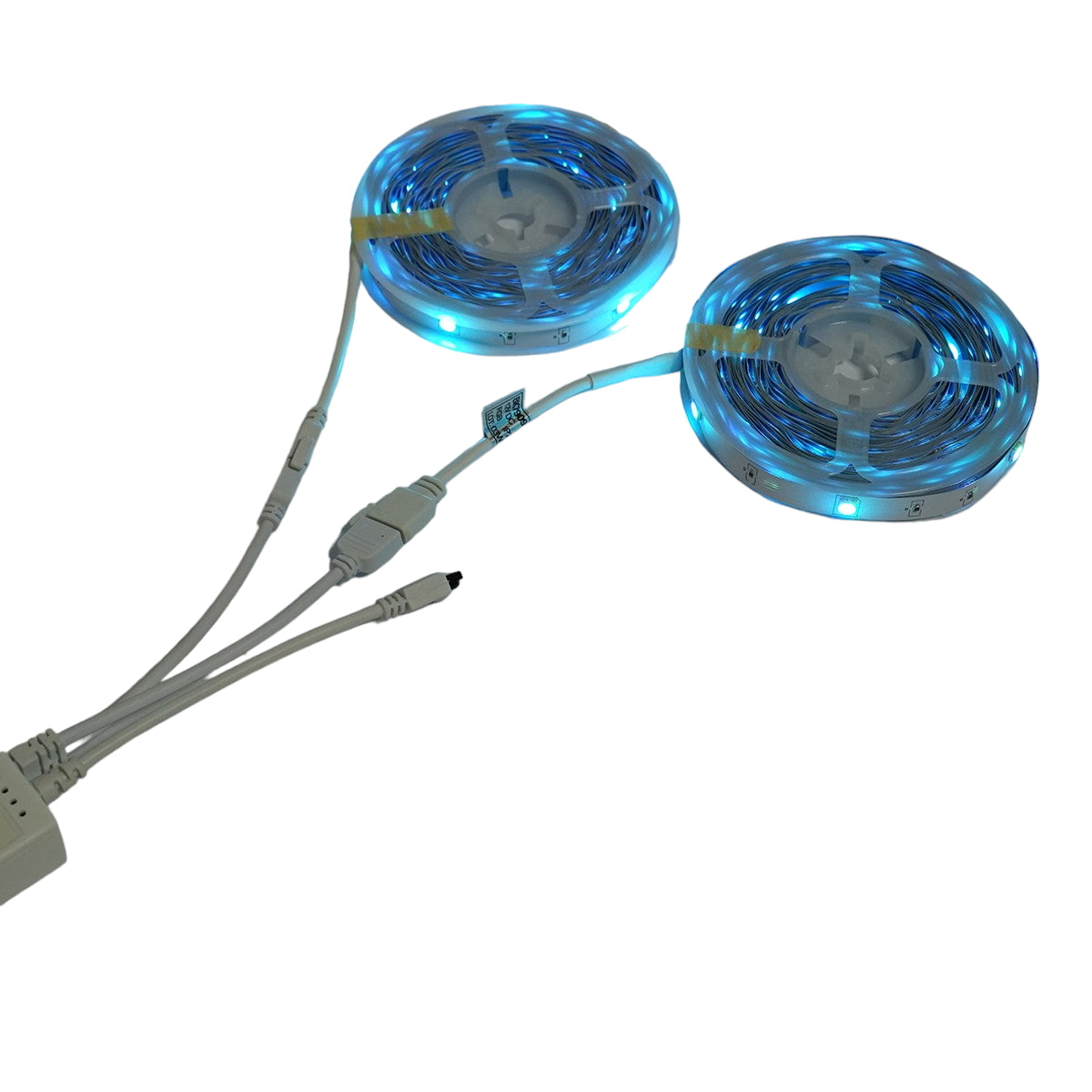 LED pásik smart 2x10m, 12V s diaľkovým a hlasovým ovládaním, bluetooth, USB aplikáciou, 20m RGB Breckner Germany