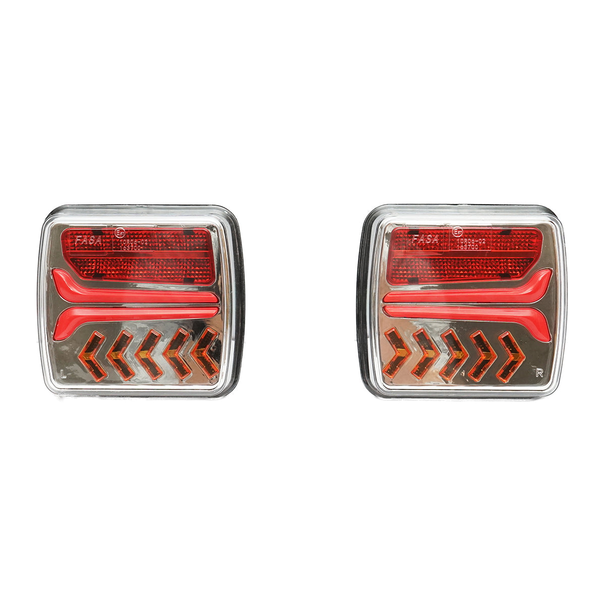 Sada LED magnetických svetiel na príves s bezdrôtovým ovládaním 12-24V, batéria 3,7V/2000mAh IP65 Breckner Germany