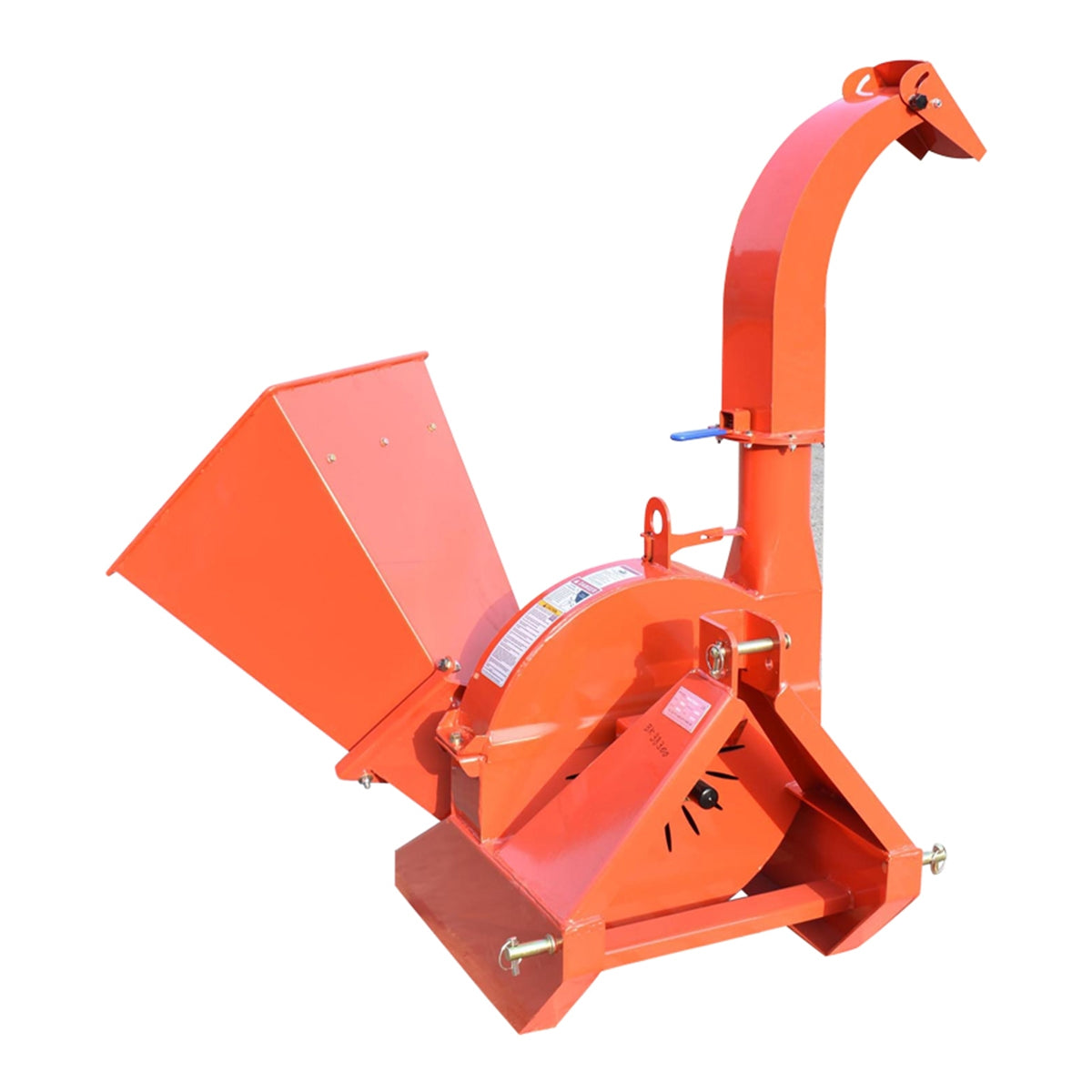Drvič konárov s pohonom cez hriadeľ traktora PTO, potrebný výkon 18-50HP maximálna hrúbka 100mm, násypka 400x420x600mm Breckner Germany