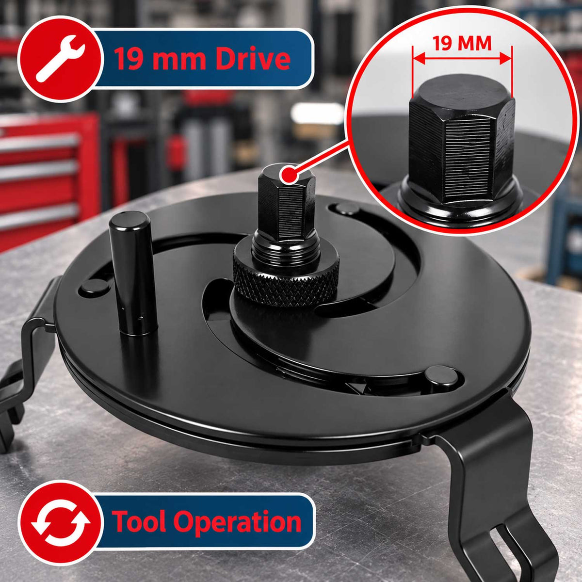 Kľúč na demontáž krytu palivovej nádrže 100 - 170mm, Gebo Tools