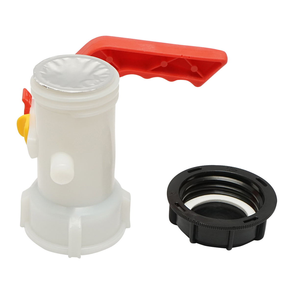 Výpustný kohútik pre IBC s vnútorným a vonkajším závitom 62mm, Autospeed