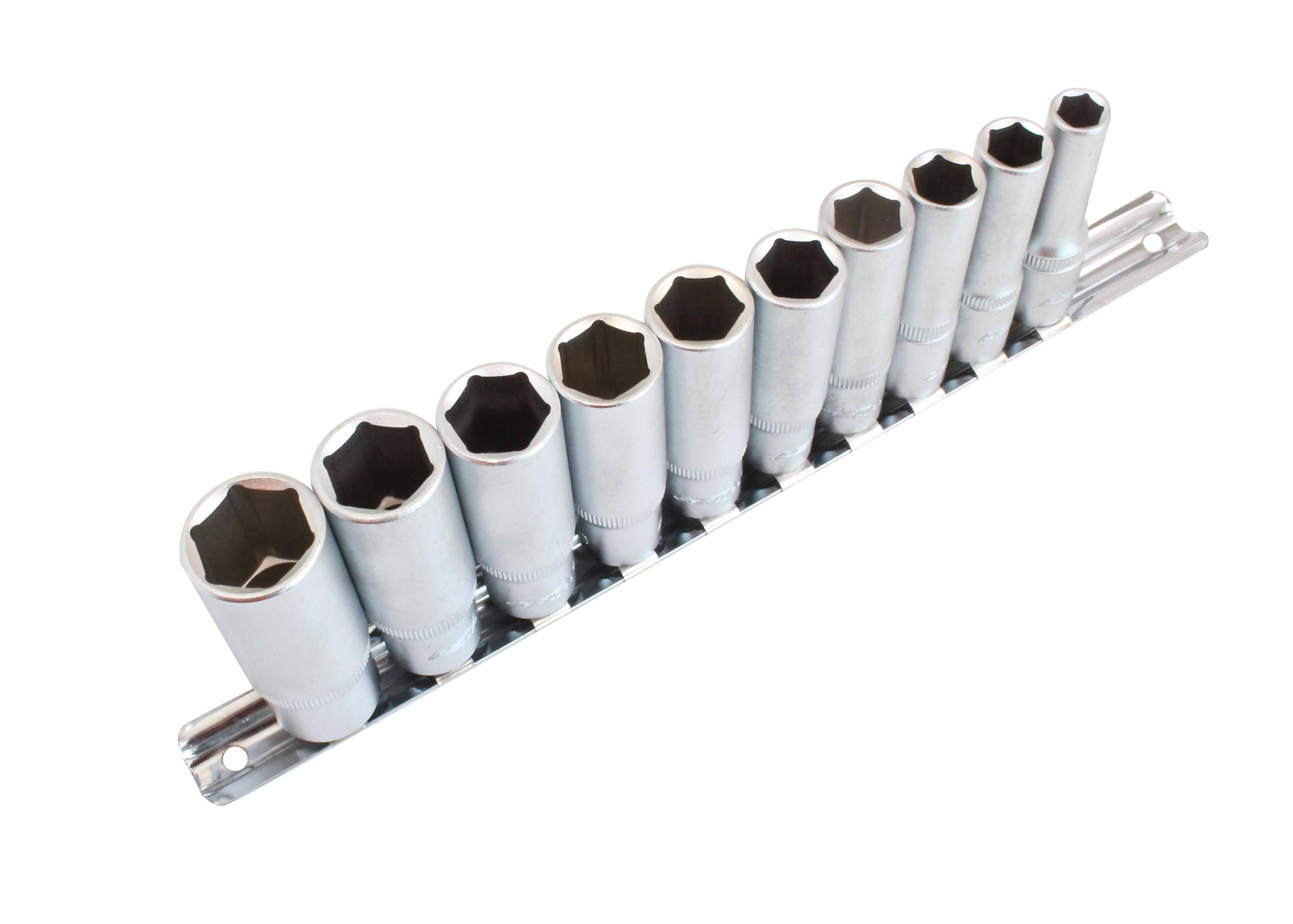 Sada dlhých šesťhranných nástrčiek 8–19 mm 3/8, 9 kusov