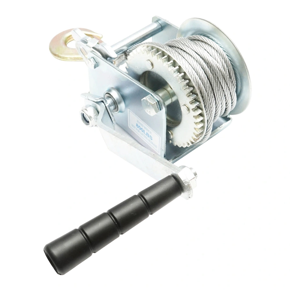 Ručný naviják s oceľovým lanom 8m 350kg