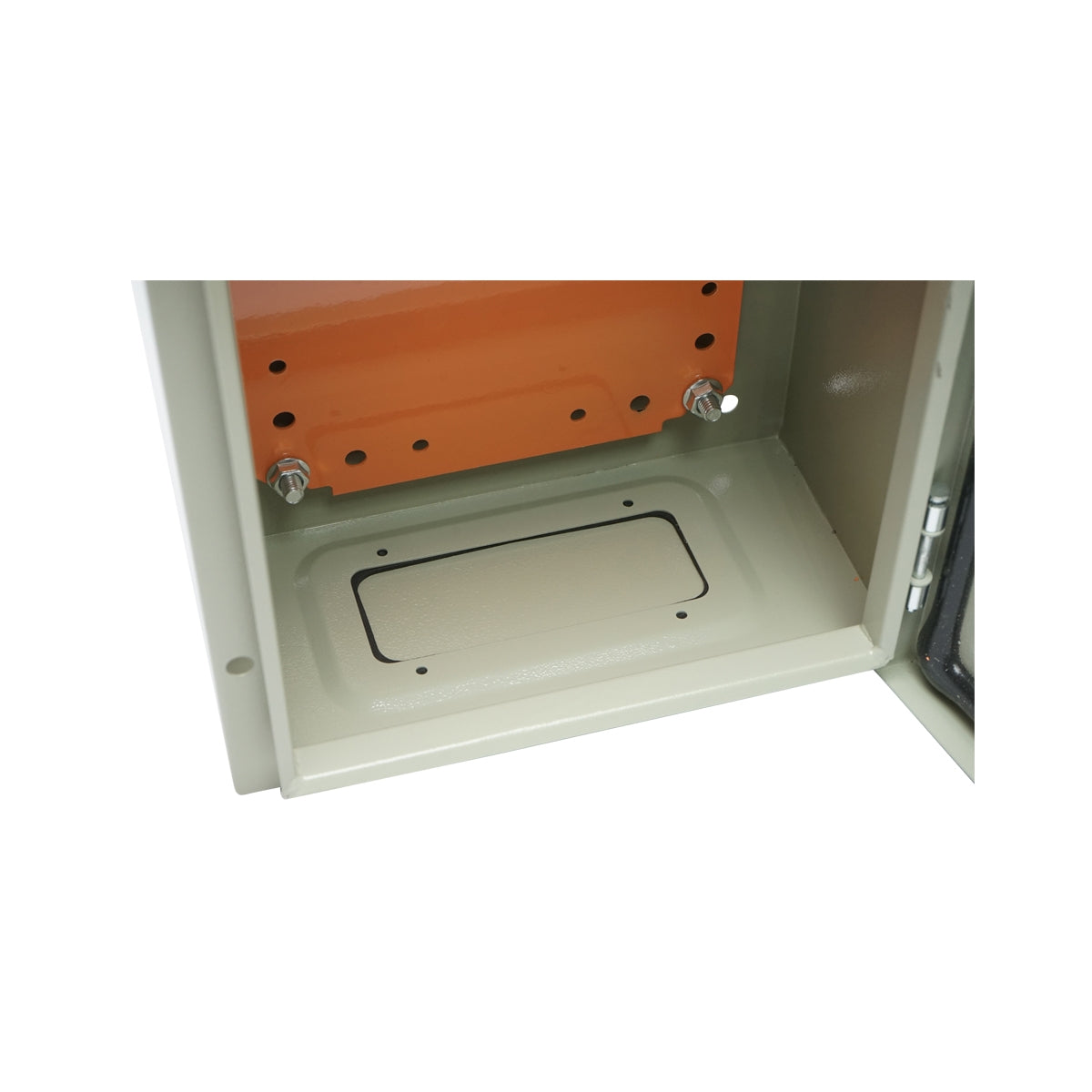 Kovová rozvodná skriňa s montážnym panelom PT 300 × 250 × 150mm, IP65