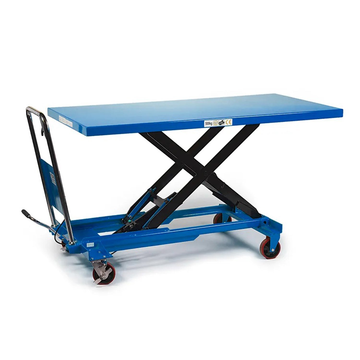 Pojazdný hydraulický zdvíhací nožnicový stôl 500kg HBM