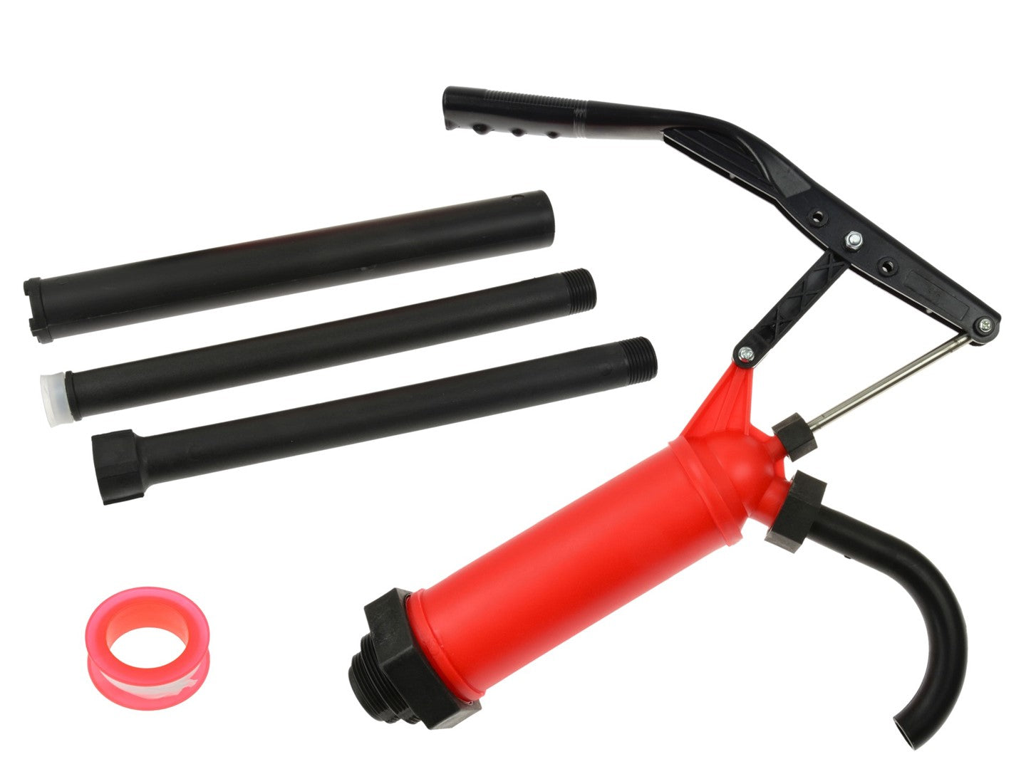 Ručné polypropylénové čerpadlo na AdBlue, naftu, oleje, chemikálie, s teleskopickou trubicou, 914mm