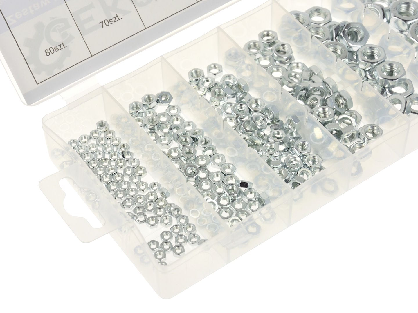 Sada nerezových matíc 300ks Geko