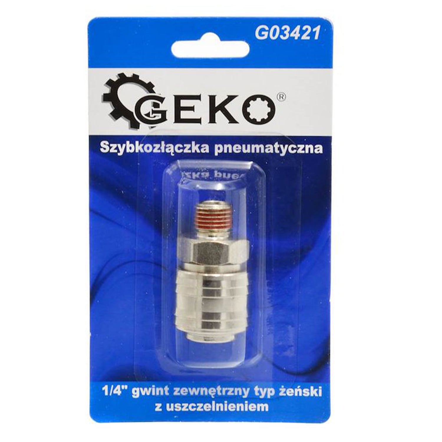 Rýchlospojka samica s vonkajším závitom 1/4'' geko