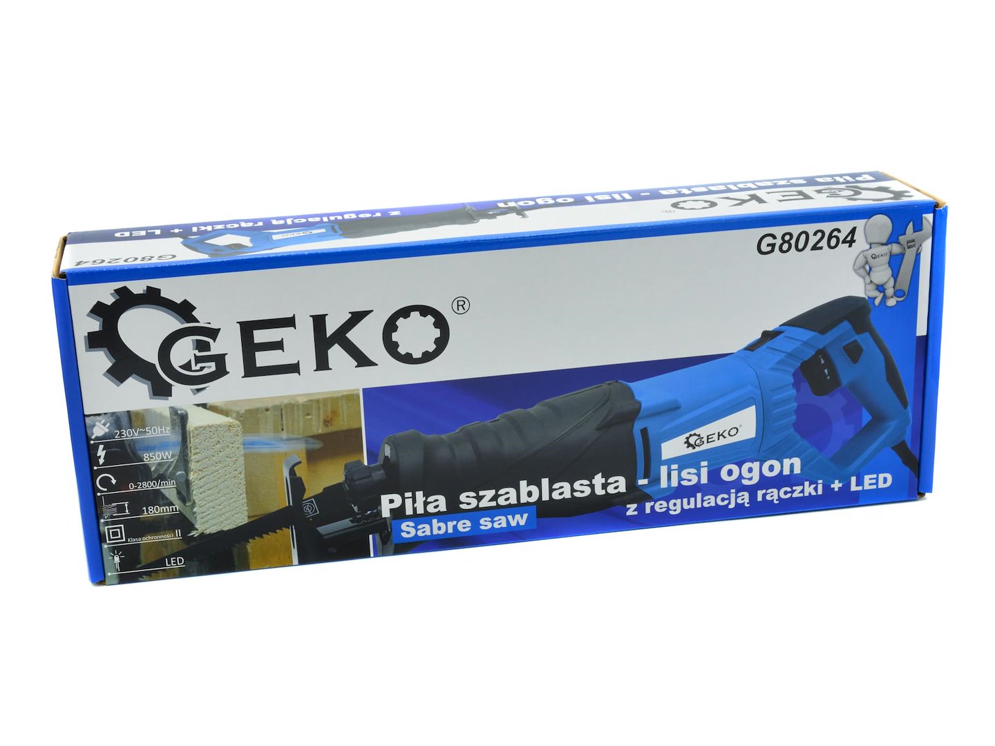 Elektrická chvostová píla 850W, 230V, Geko
