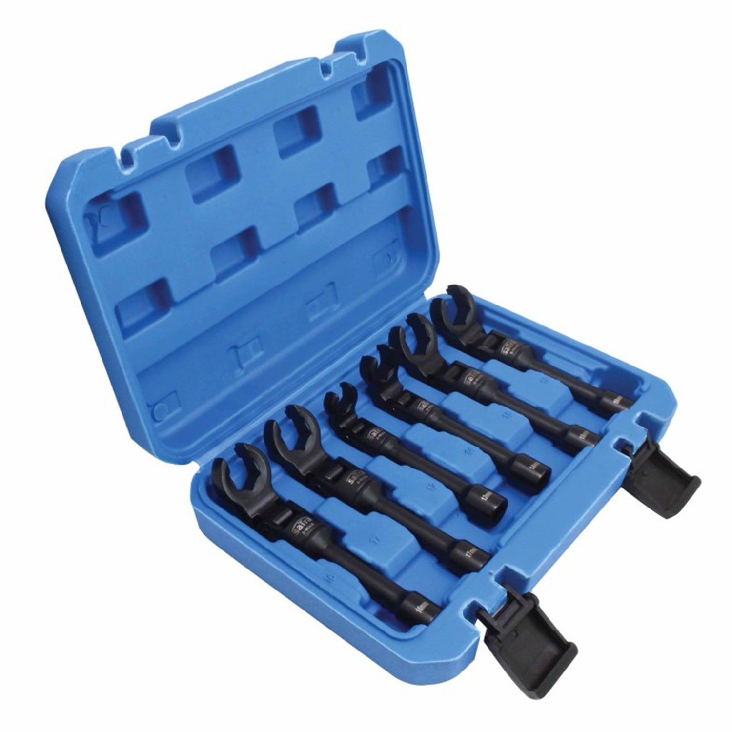 Súprava 6 orechov 3/8 s kĺbom pre potrubia 12–19mm