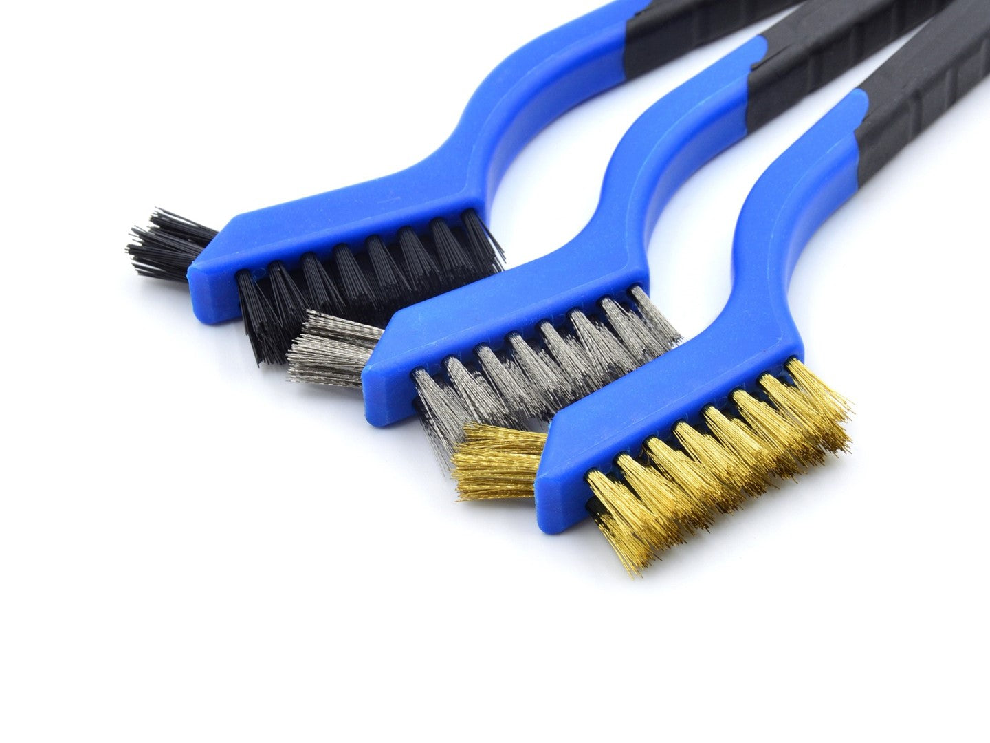 Súprava 3 drôtených kief na čistenie a odstraňovanie hrdze geko