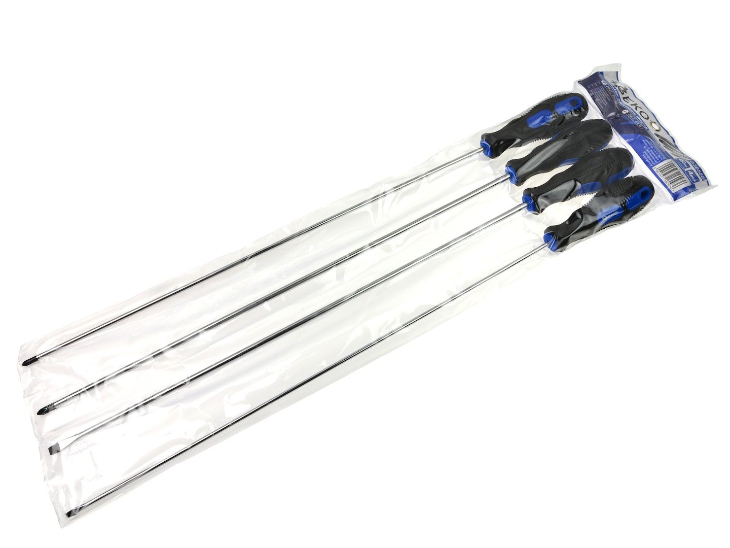 Sada 4 extra dlhých skrutkovačov 450 mm