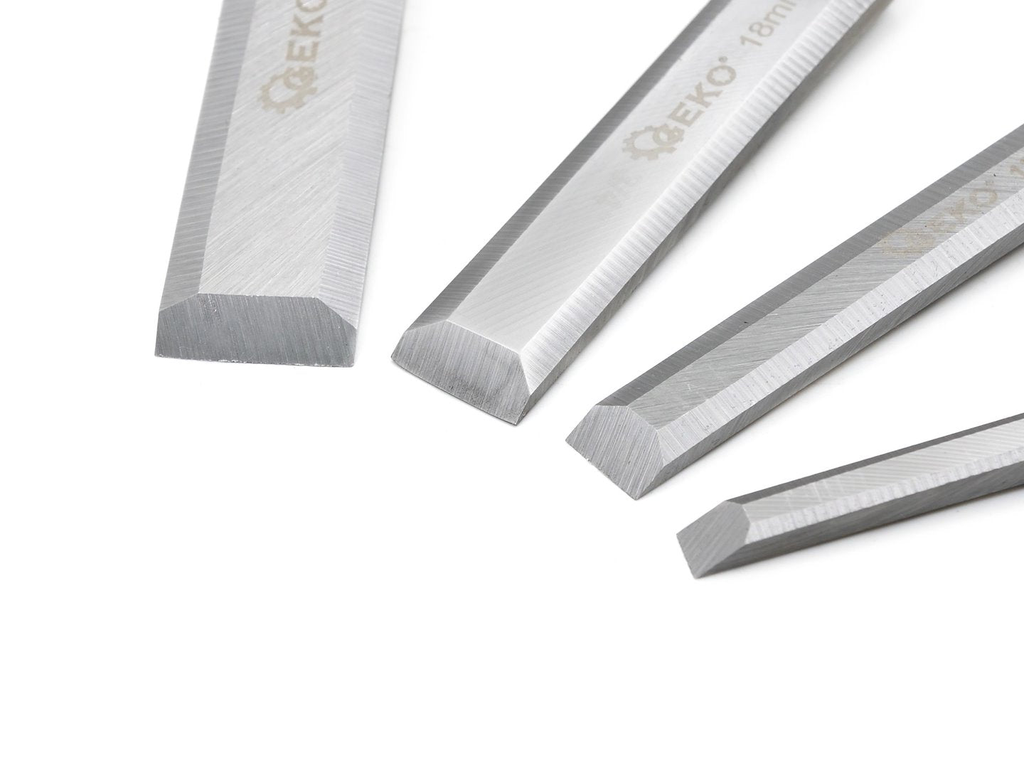 Sada 4 drevárskych sekáčov - dlát, 6 - 24mm