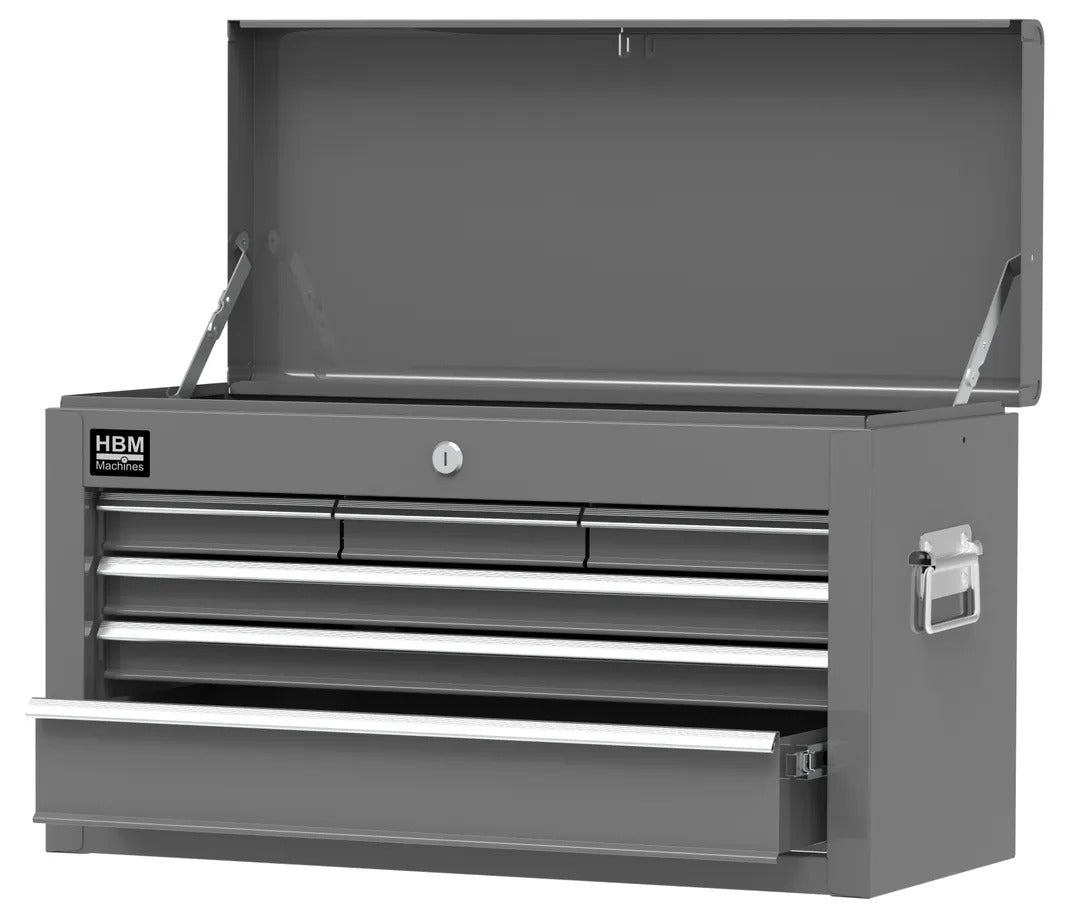 Dielenská skriňa - vozík na náradie 2ks, 8 zásuviek, sivá - HBM, premium, Holandsko