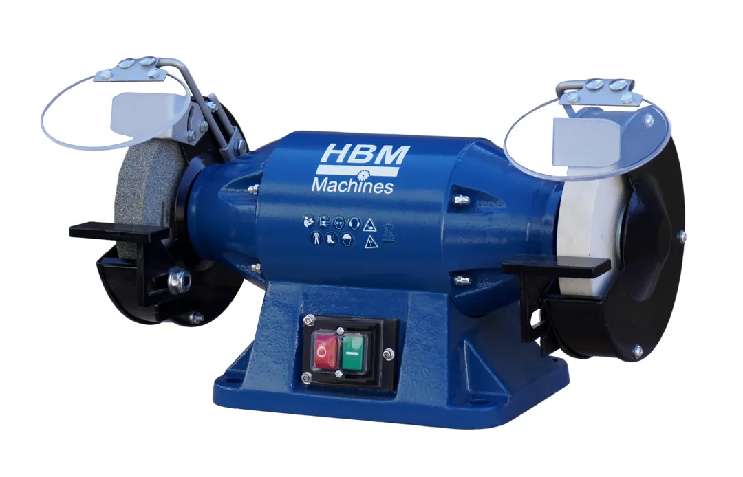 Profesionálna stolová dvojkotúčová brúska 150mm, 500W HBM Machines Holandsko