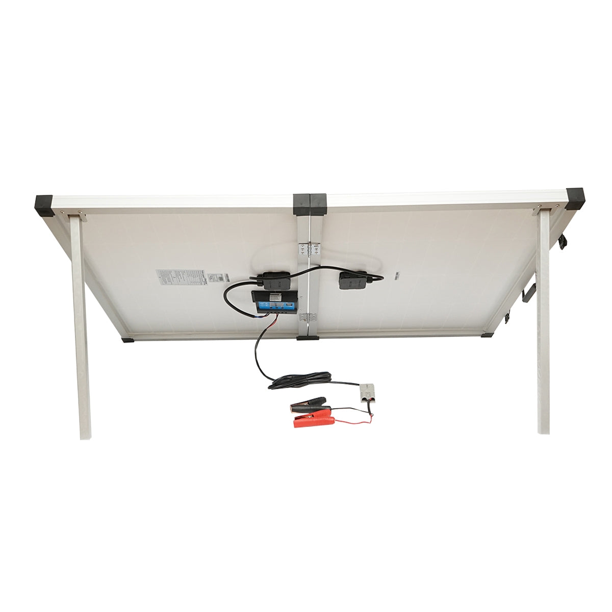 Prenosný monokryštalický fotovoltický solárny panel 145W, kufríkový, s regulátorom napätia 12/24V, 20 Ah a 2 USB Breckner Germany