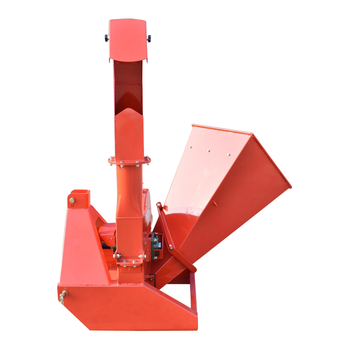 Drvič konárov s pohonom cez hriadeľ traktora PTO, potrebný výkon 18-50HP maximálna hrúbka 100mm, násypka 400x420x600mm Breckner Germany