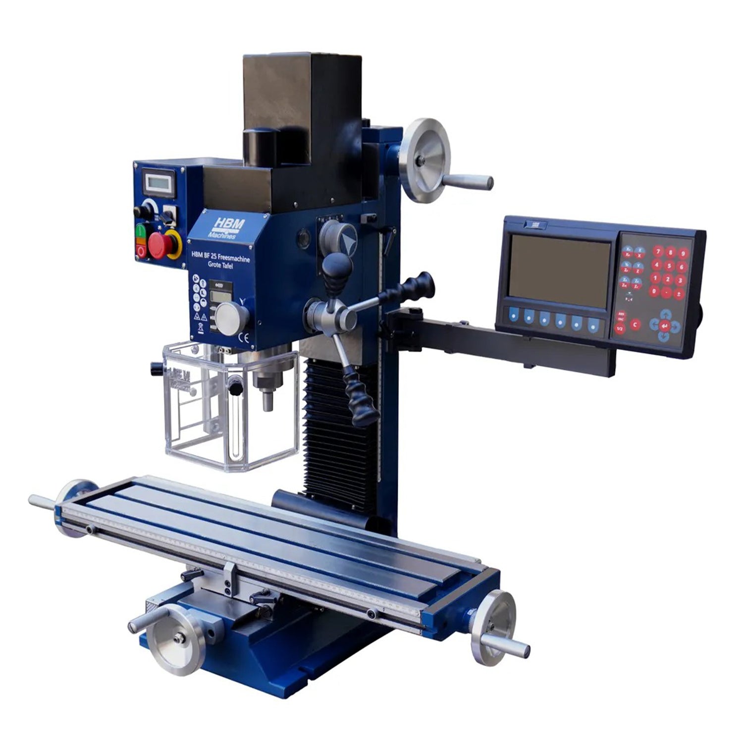 Fréza a vŕtačka s digitálnym displejom BF 25, 750W, 230V