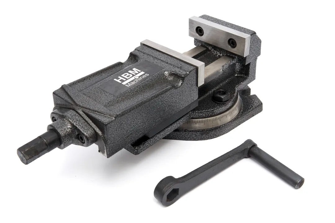 Zverák 80 mm pre vŕtačky a frézky, pre hutnícke a profesionálne práce – HBM Holandsko