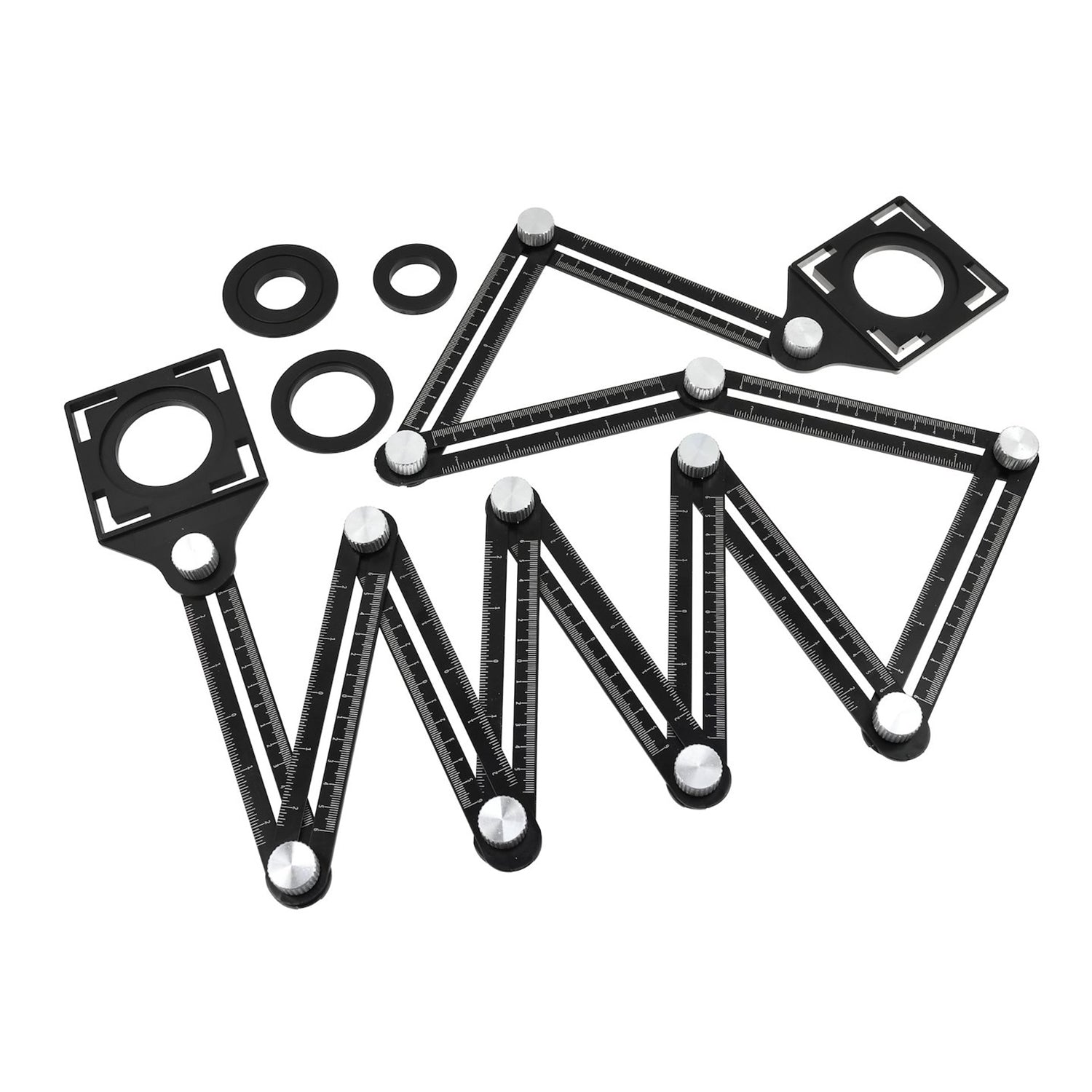 Pravítko s 12 ramenami na označovanie a vŕtanie Geko