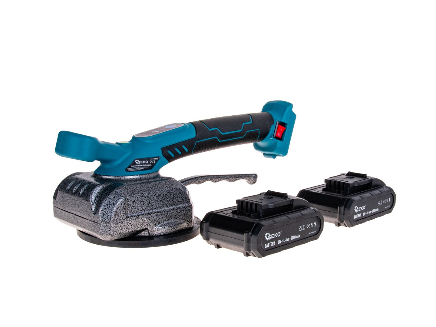 Vibračná prísavka na obklady a dlažbu na nivelovanie – 2 batérie, 21V, 2000mAh