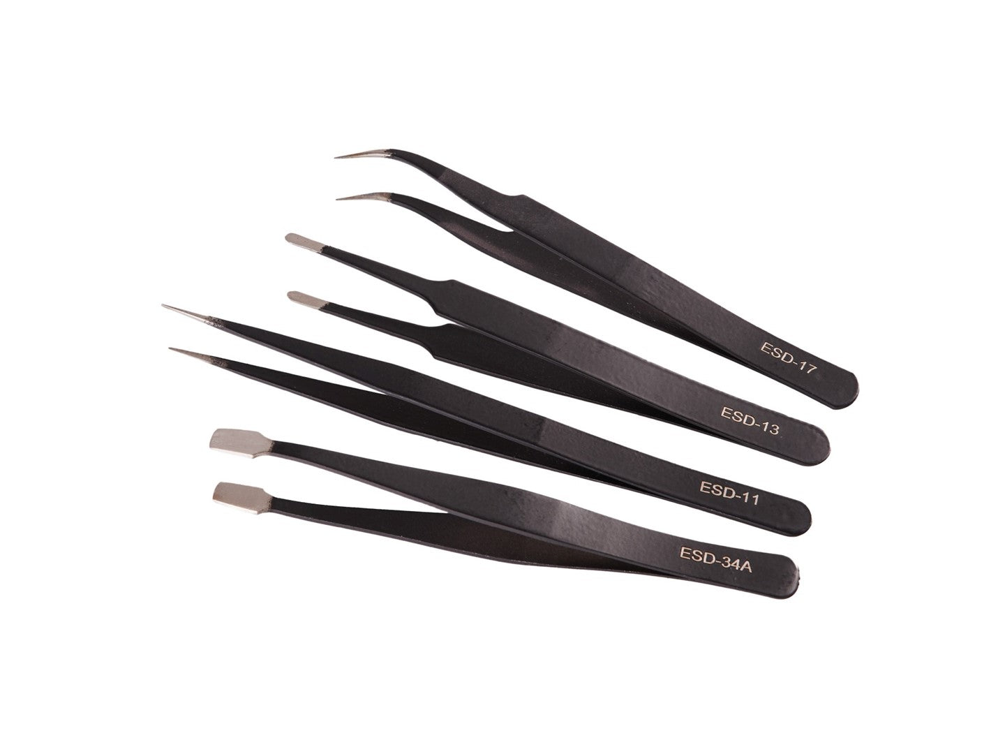 Súprava 9 kovových pinziet na precíznu prácu