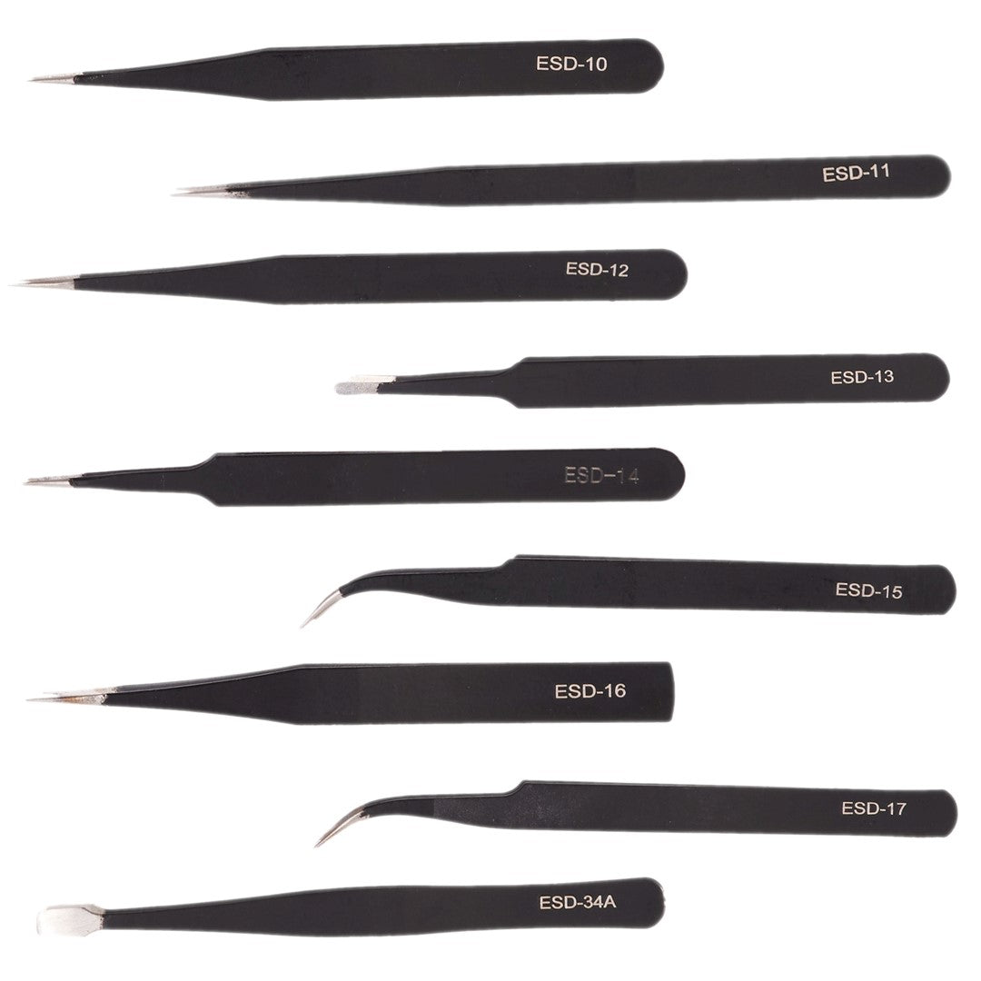 Súprava 9 kovových pinziet na precíznu prácu