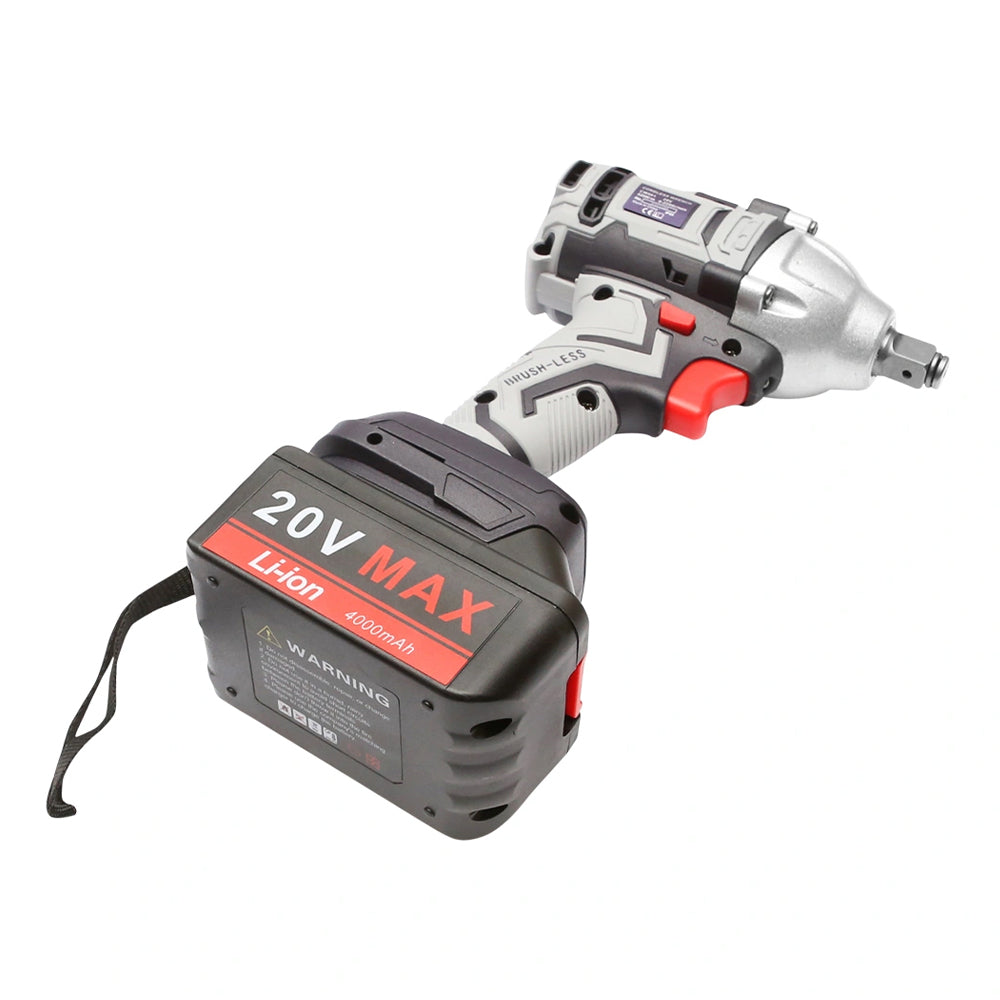 Rázový uťahovák bezuhlíkový s akumulátorom 20V 4000mAh 320Nm