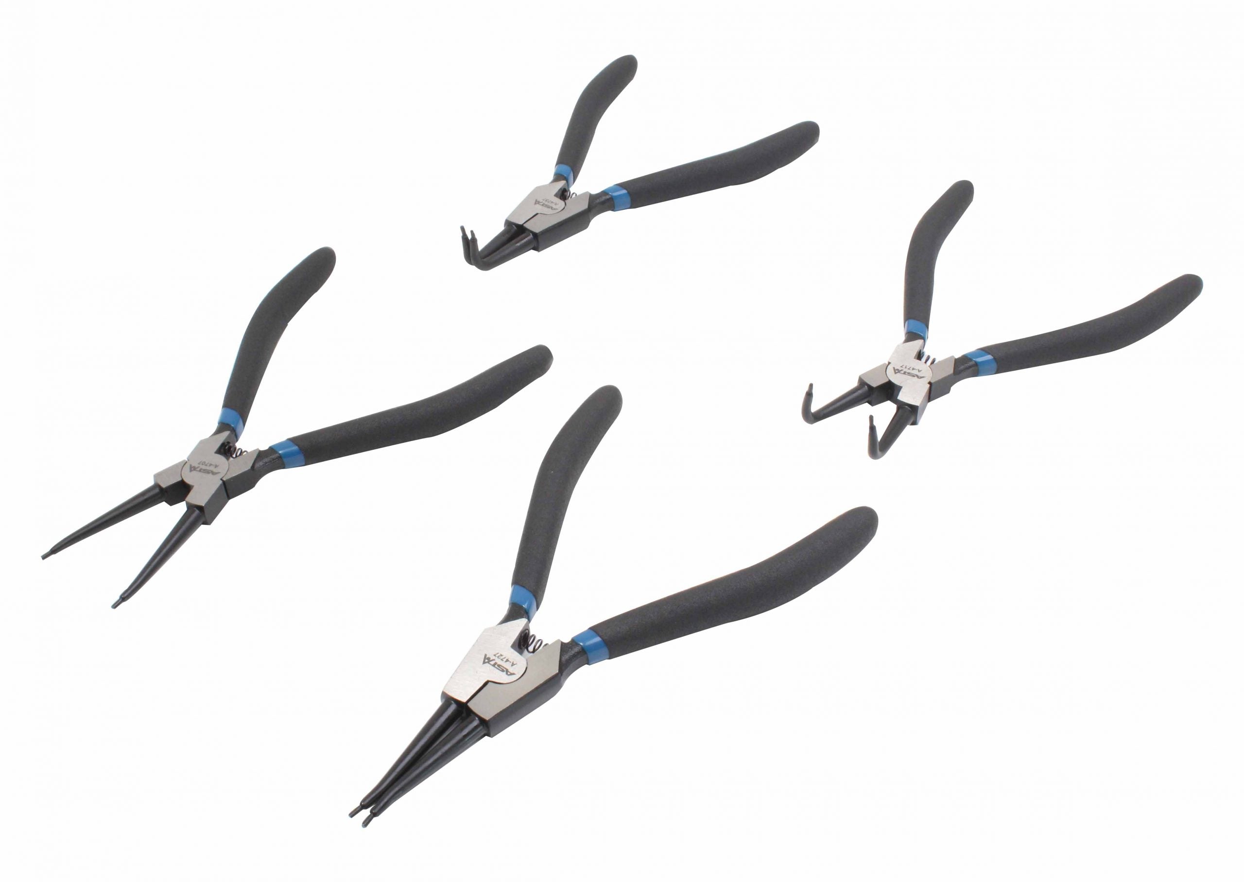 Sada 4 klieští na poistné krúžky seeger asta