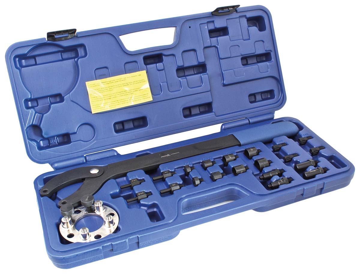 Súprava kľúčov na blokovanie - aretáciu remenice a ozubených kolies