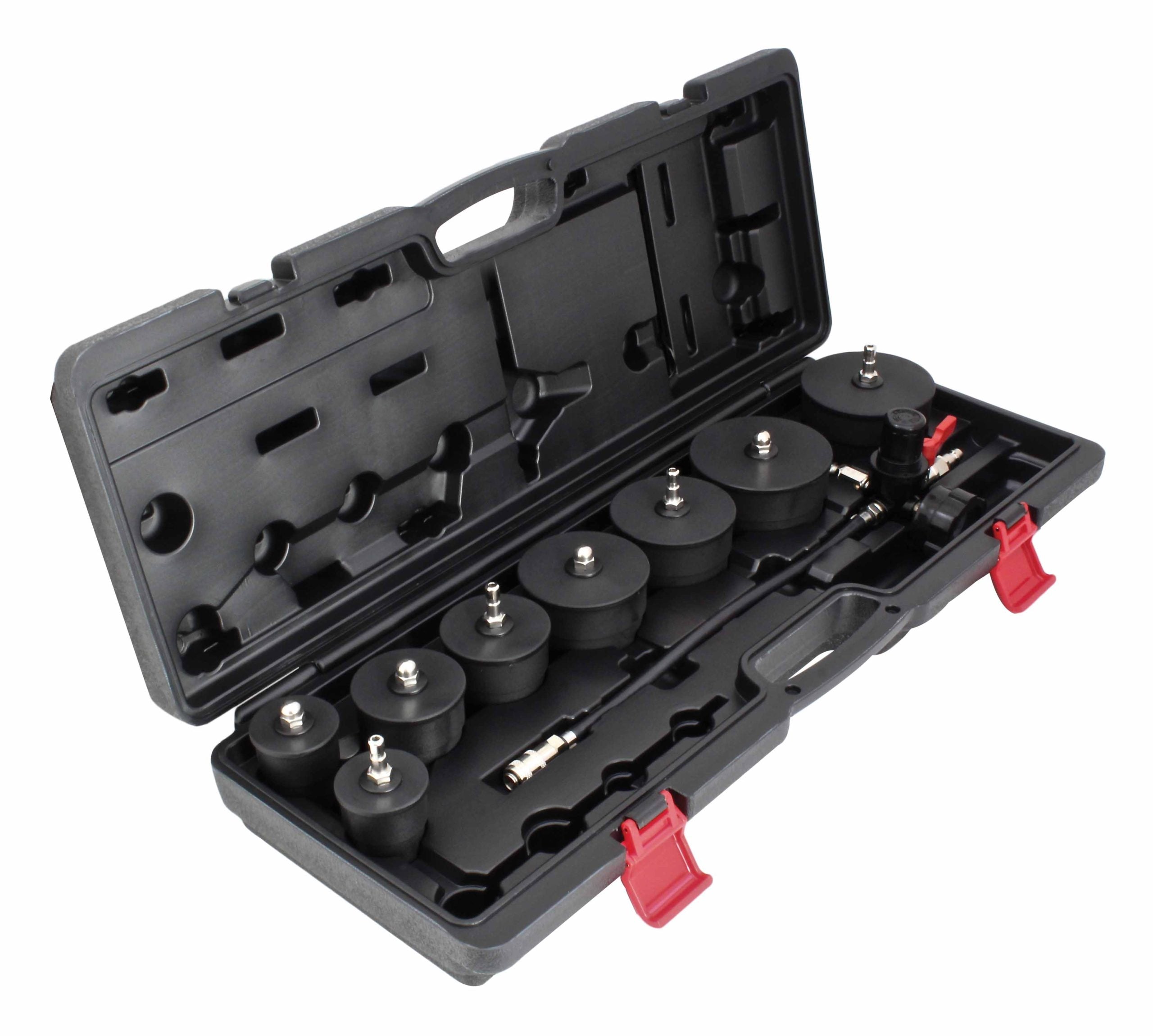 Tester na kontrolu tesnosti sacieho systému turba