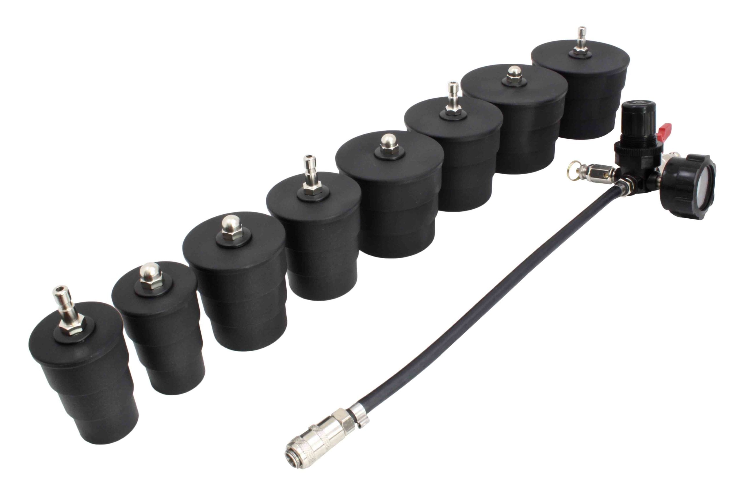 Tester na kontrolu tesnosti sacieho systému turba