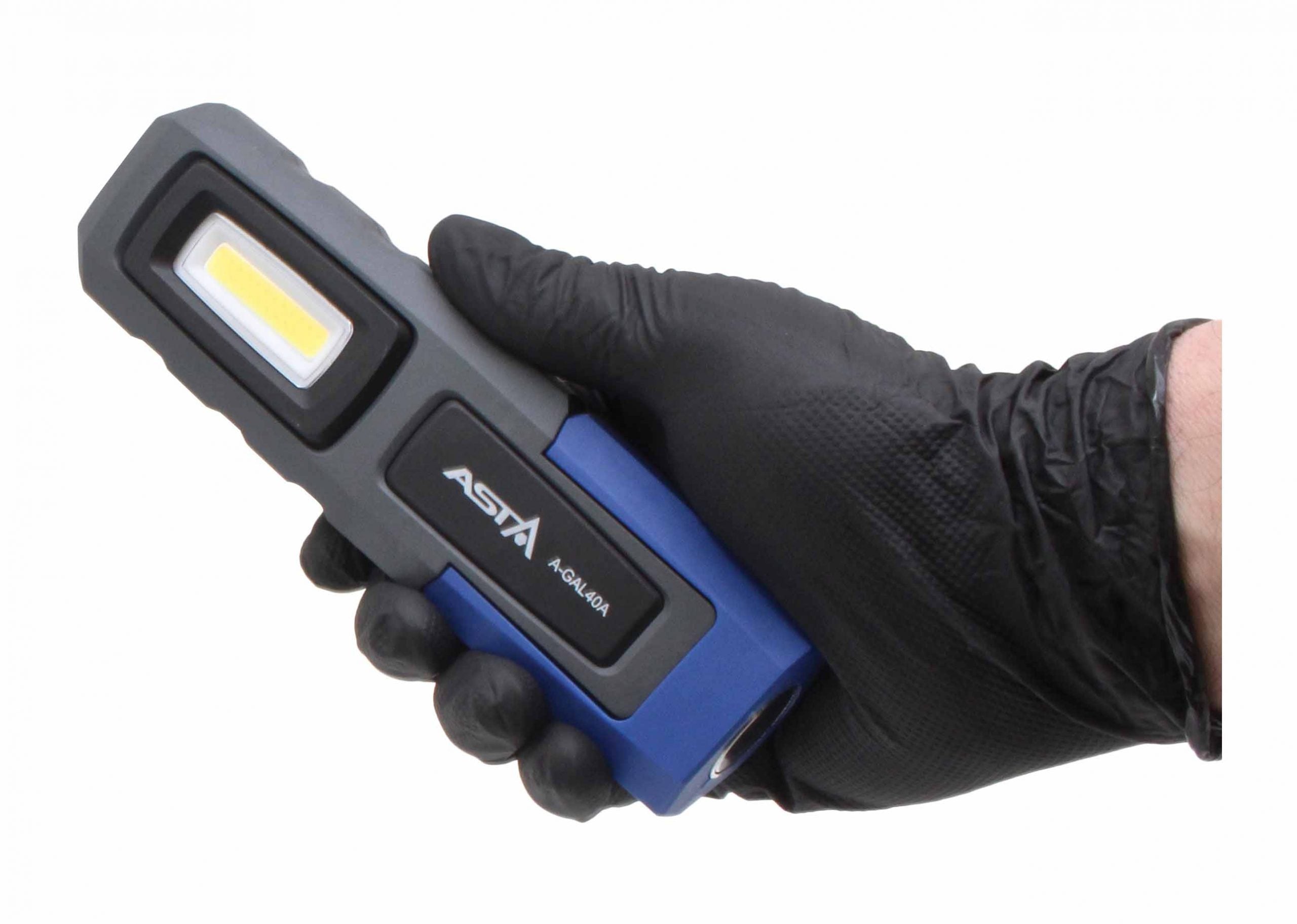 LED COB lampa s akumulátorom, 600lm Asta