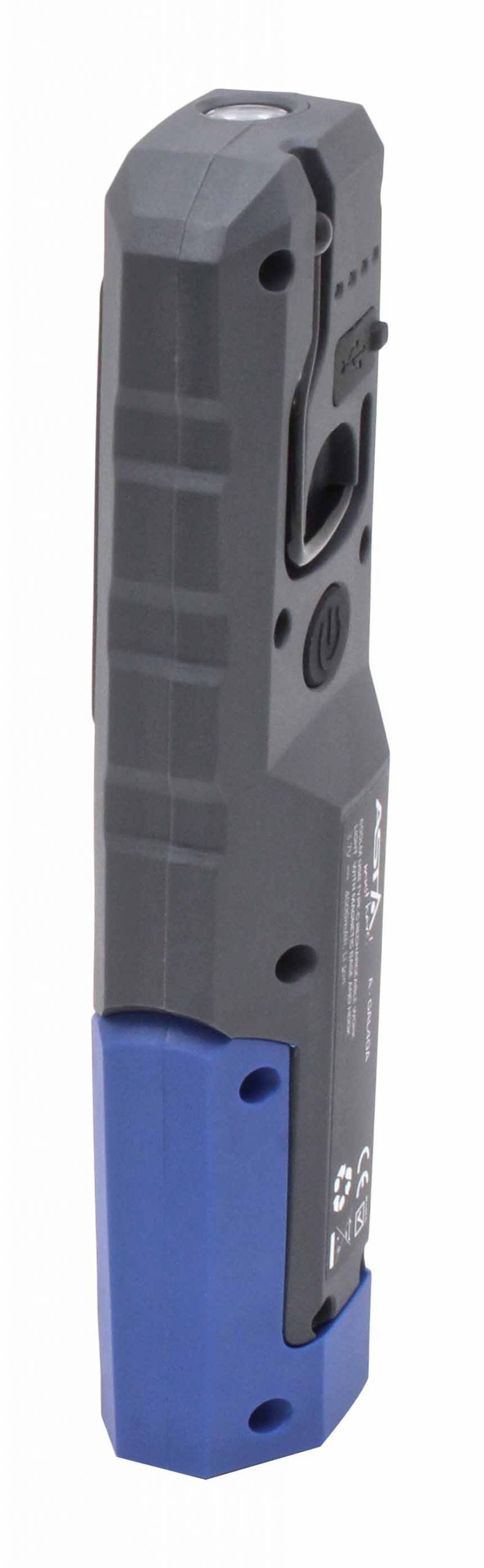 LED COB lampa s akumulátorom, 600lm Asta