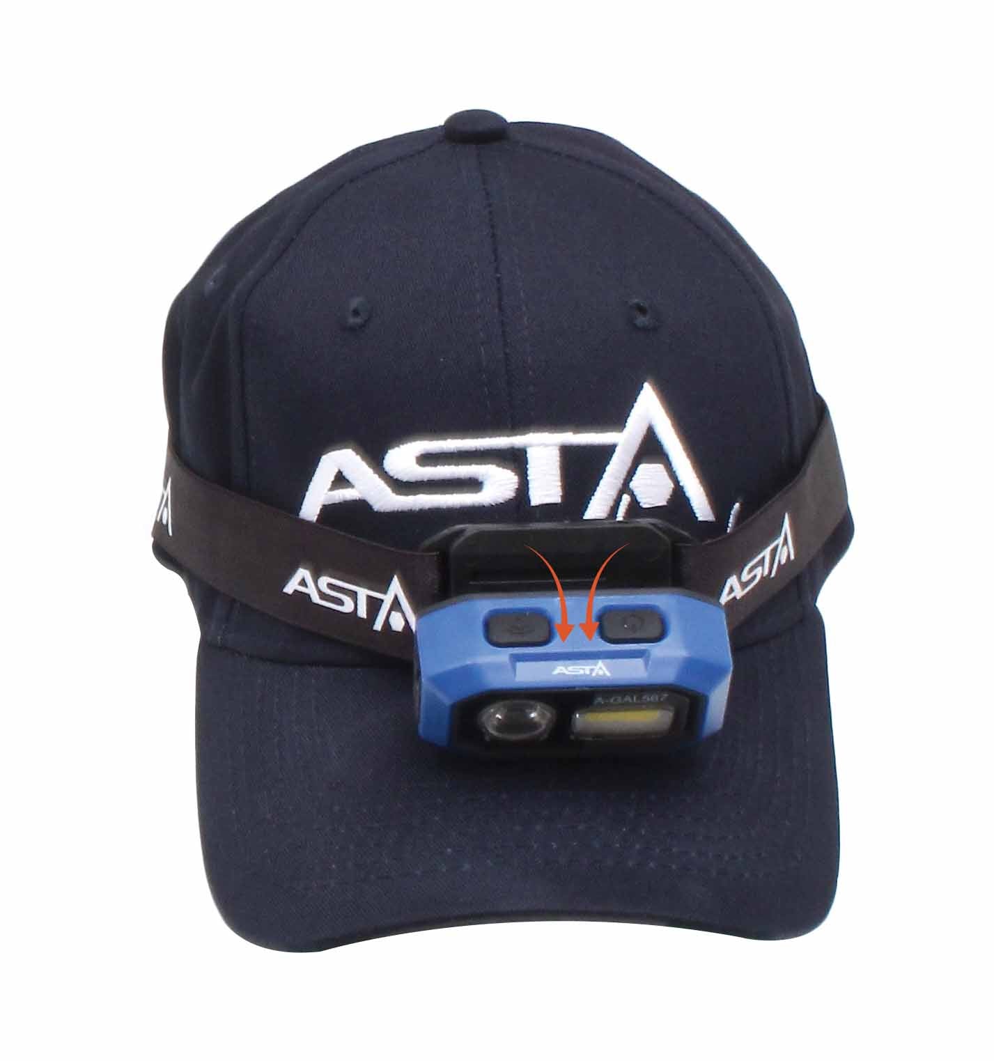 Čelovka s LED svetlom COB 480lm