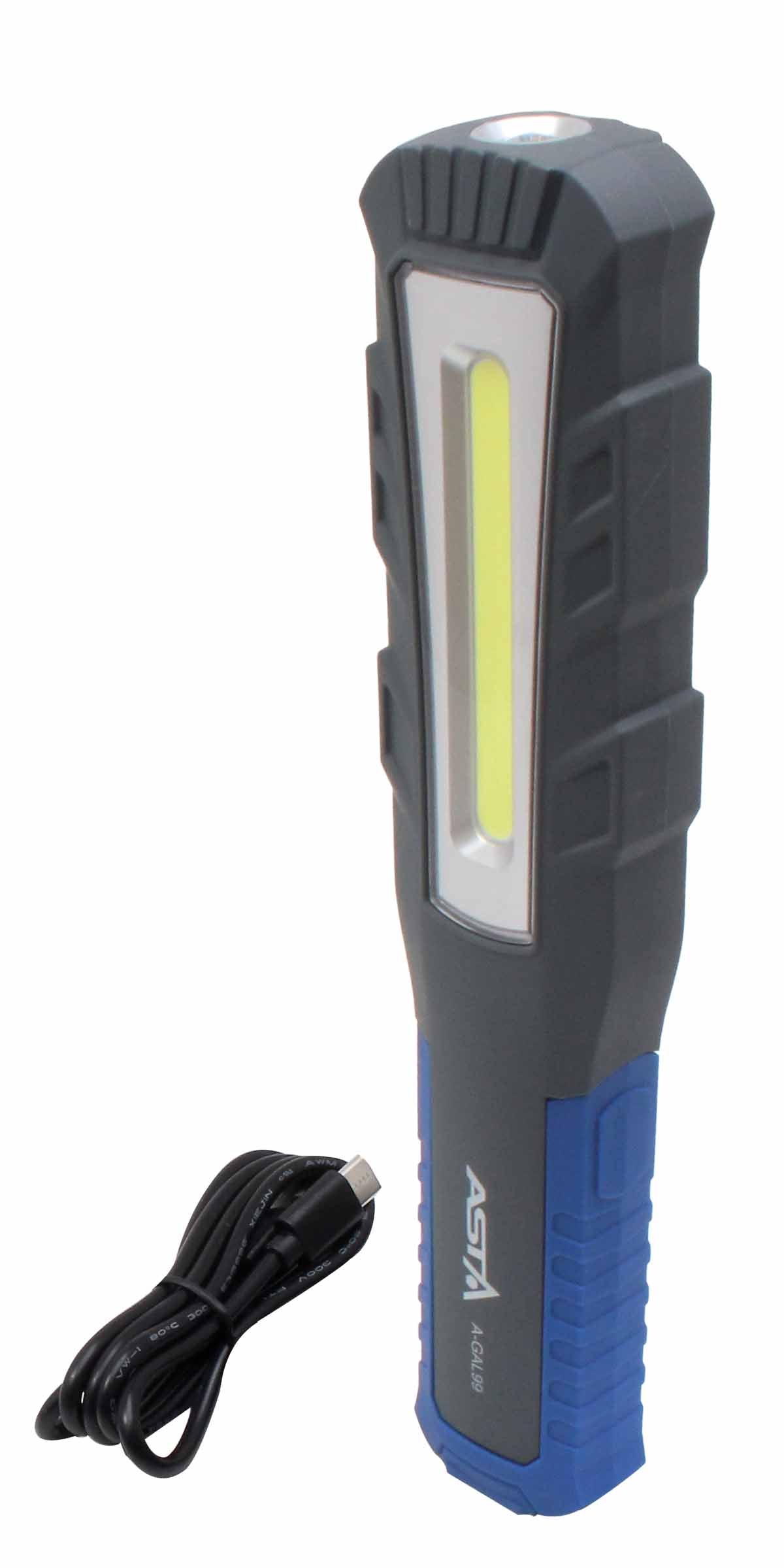 LED COB lampa s akumulátorom, 800lm Asta