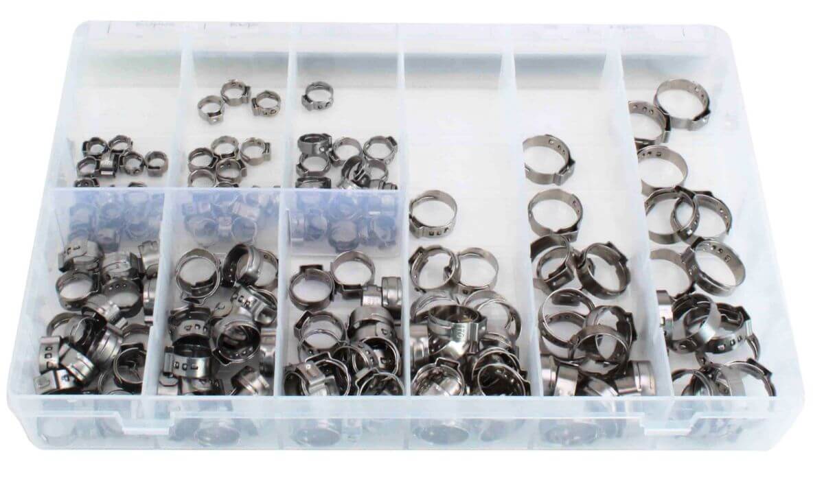 Sada kovových sponiek 170 kusov