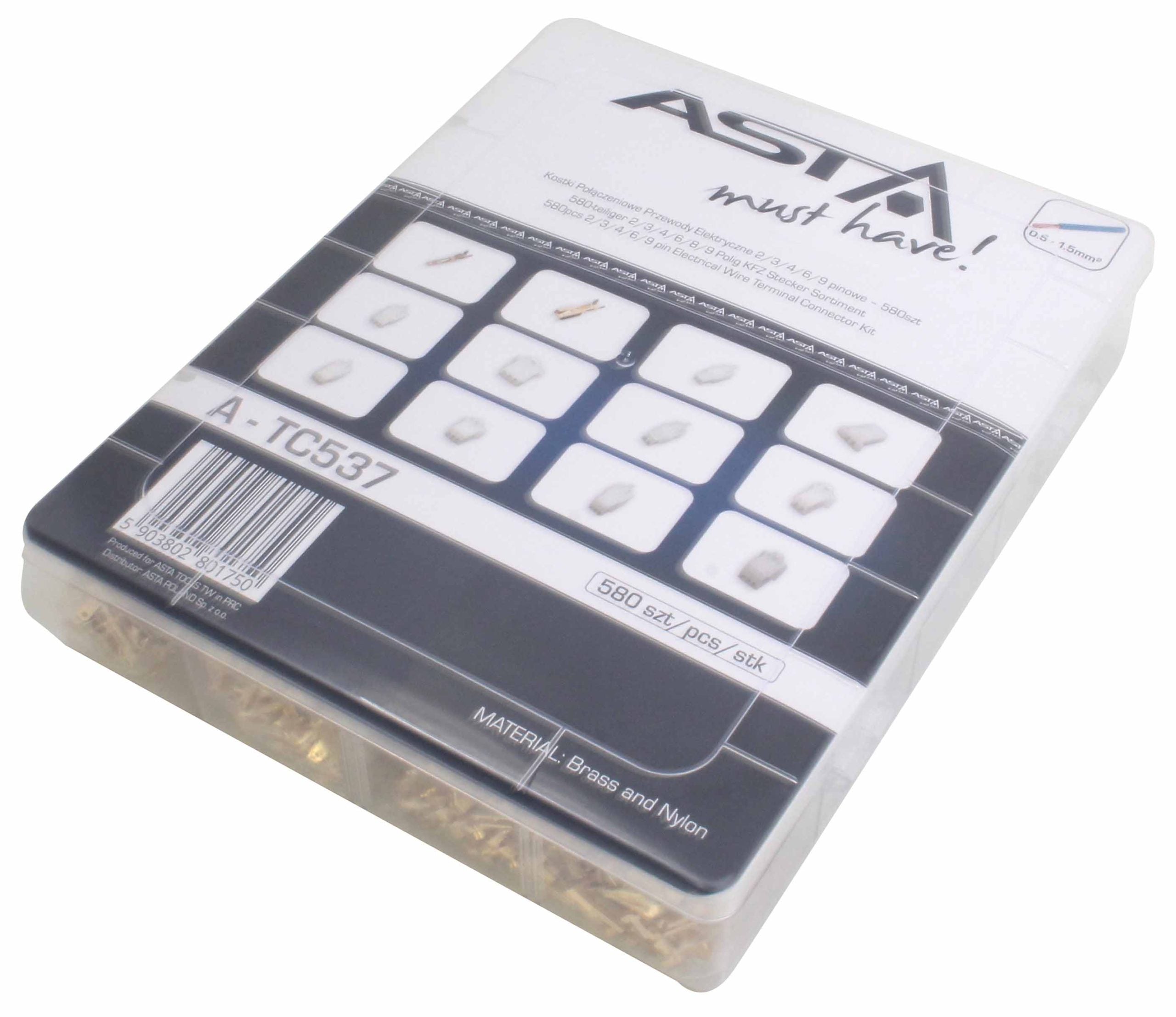 Sada automobilových káblových konektorov 580ks