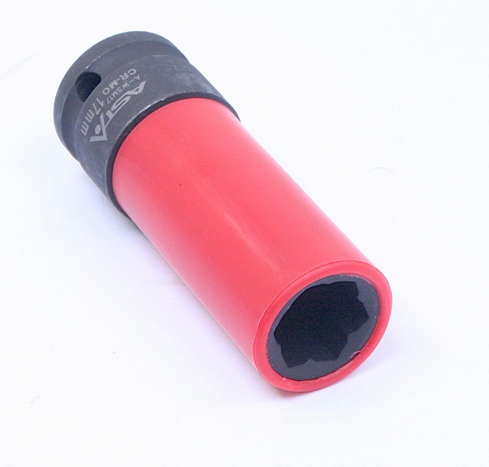 Rázová bezpečnostná nástrčka pre mercedes-benz 1/2, 17 mm s ochranou na hliníkové disky