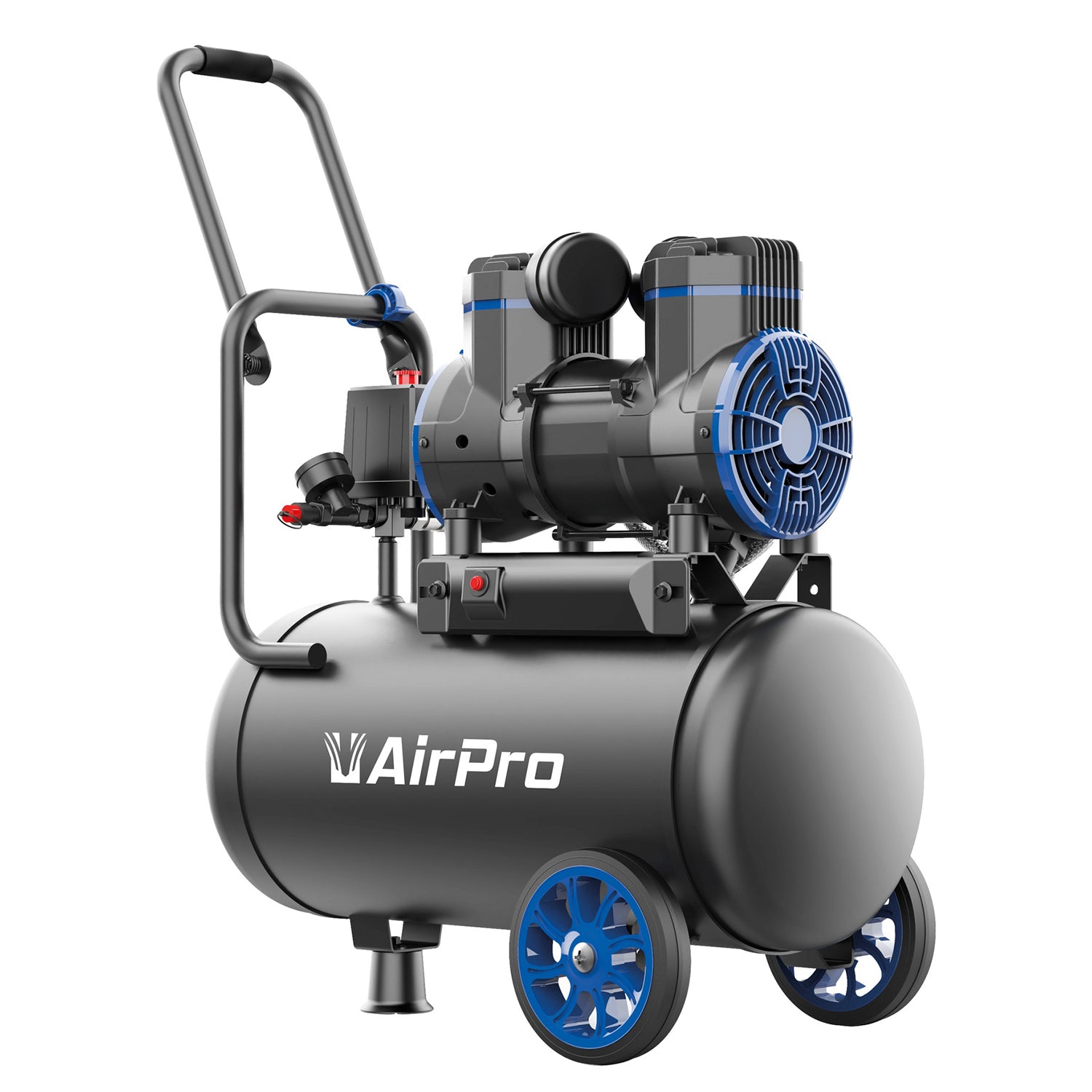 Tichý bezolejový kompresor 2cp, 24l, 230V, Airpro