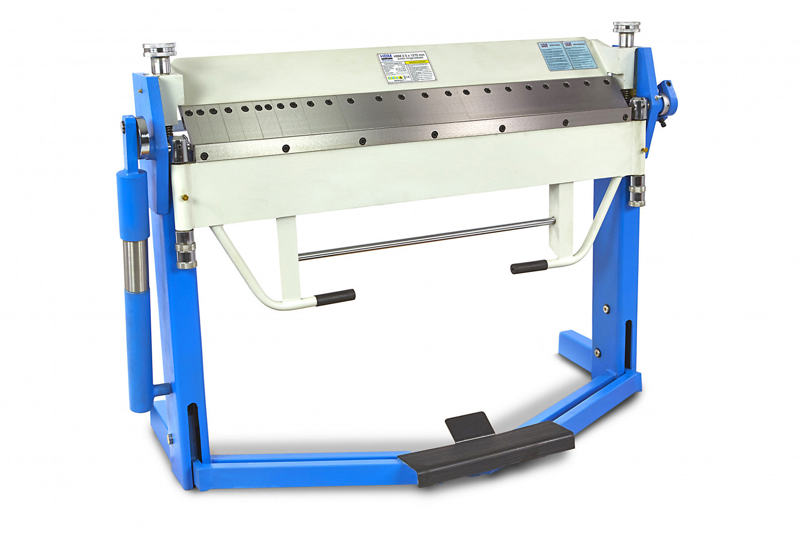 Manuálna ohýbačka plechu s horným segmentovým uchytením 2,5 x 1020mm