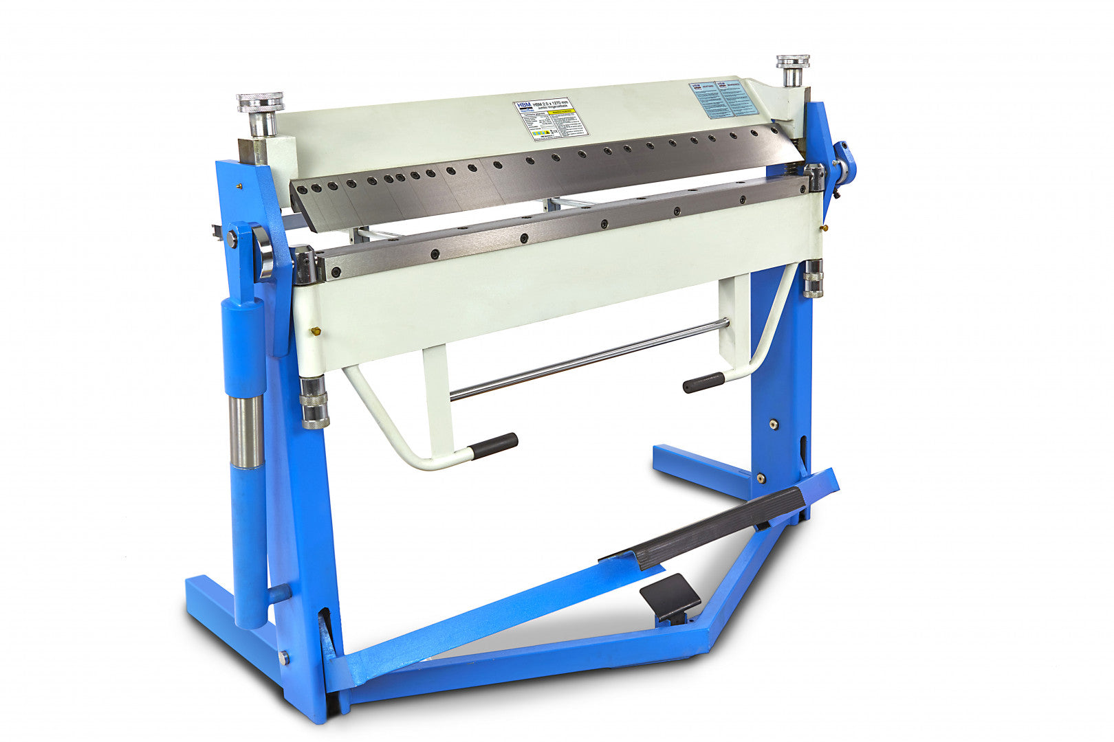 Manuálna ohýbačka plechu s horným segmentovým uchytením 2,5 x 1020mm